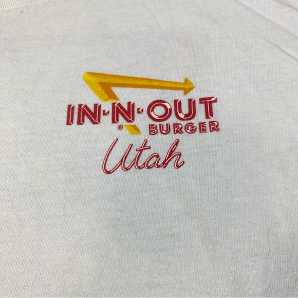 In N Out Utah Merchandise T-Shirt Mens Size Medium - Picture 2 of 9